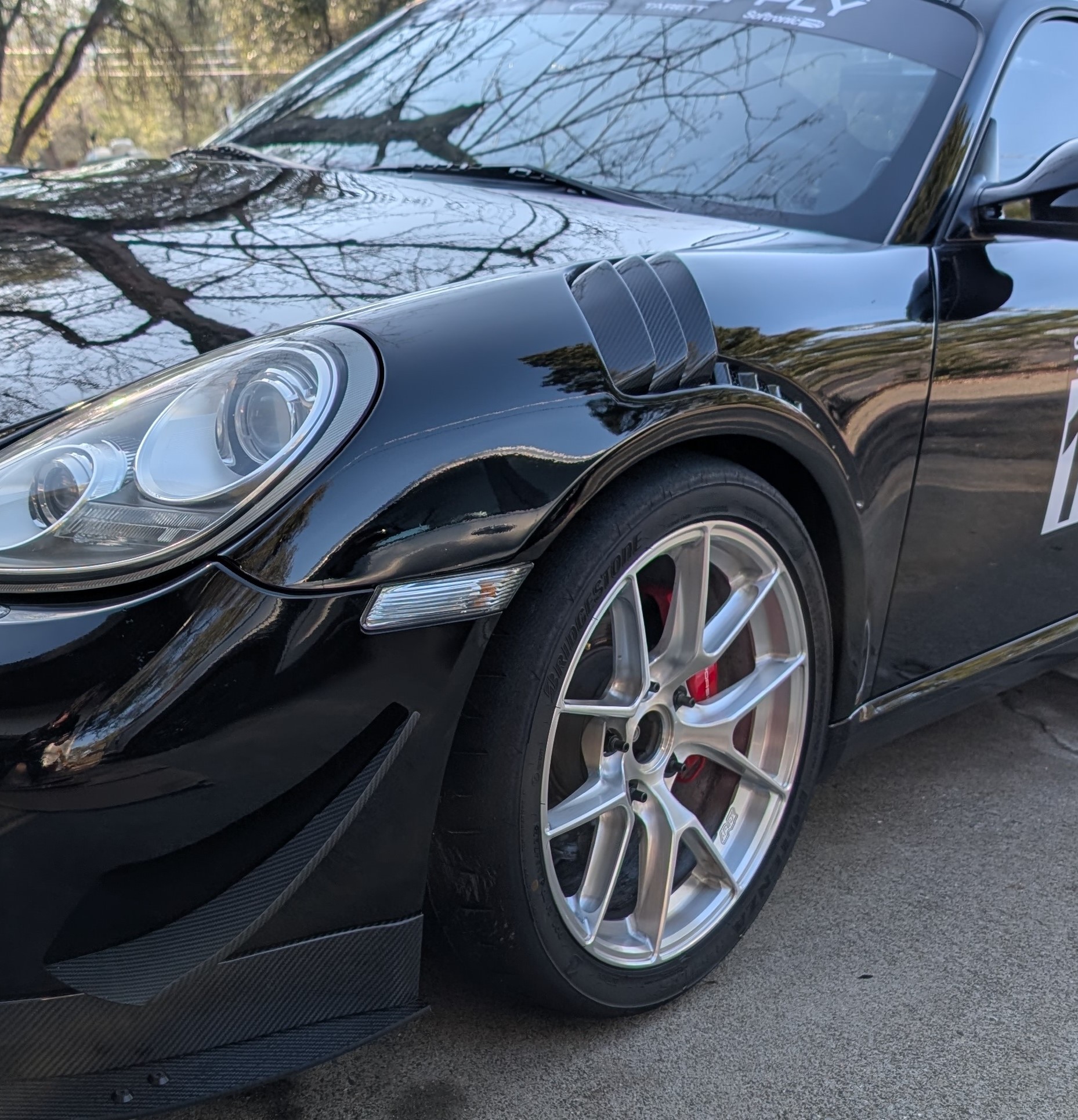 GT3 RS Style Vented Fenders for 987.2 Cayman
